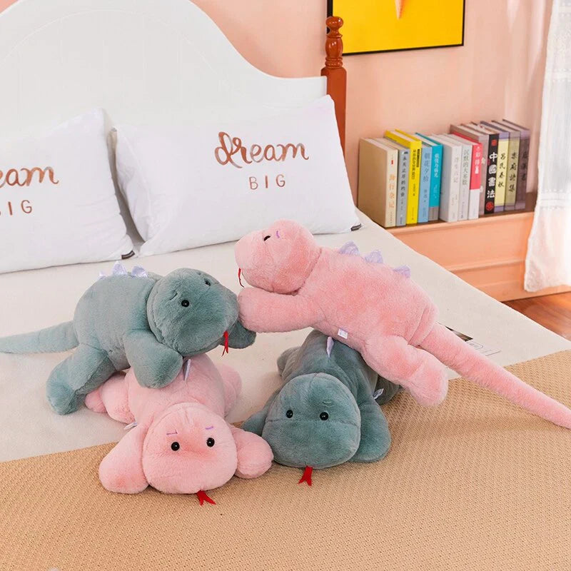 Snake & Dinosaur Combo Plushie | NEW