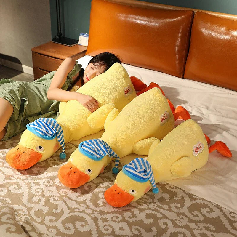 Sleepy Fluffy Duck Plushie | NEW