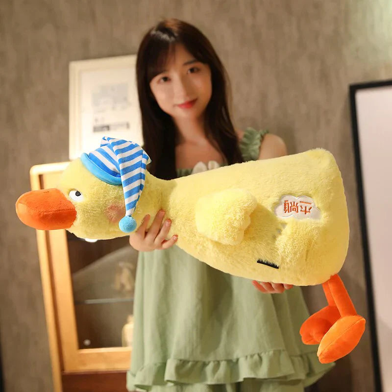 Sleepy Fluffy Duck Plushie | NEW