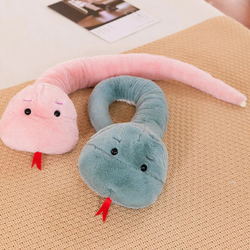 Snake & Dinosaur Combo Plushie | NEW