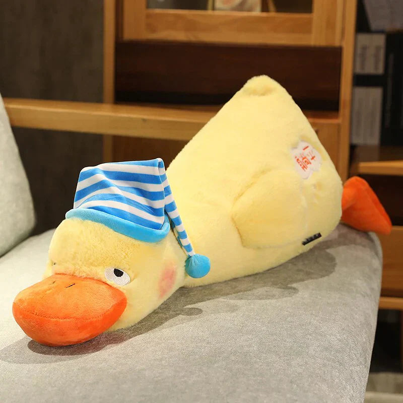 Sleepy Fluffy Duck Plushie | NEW