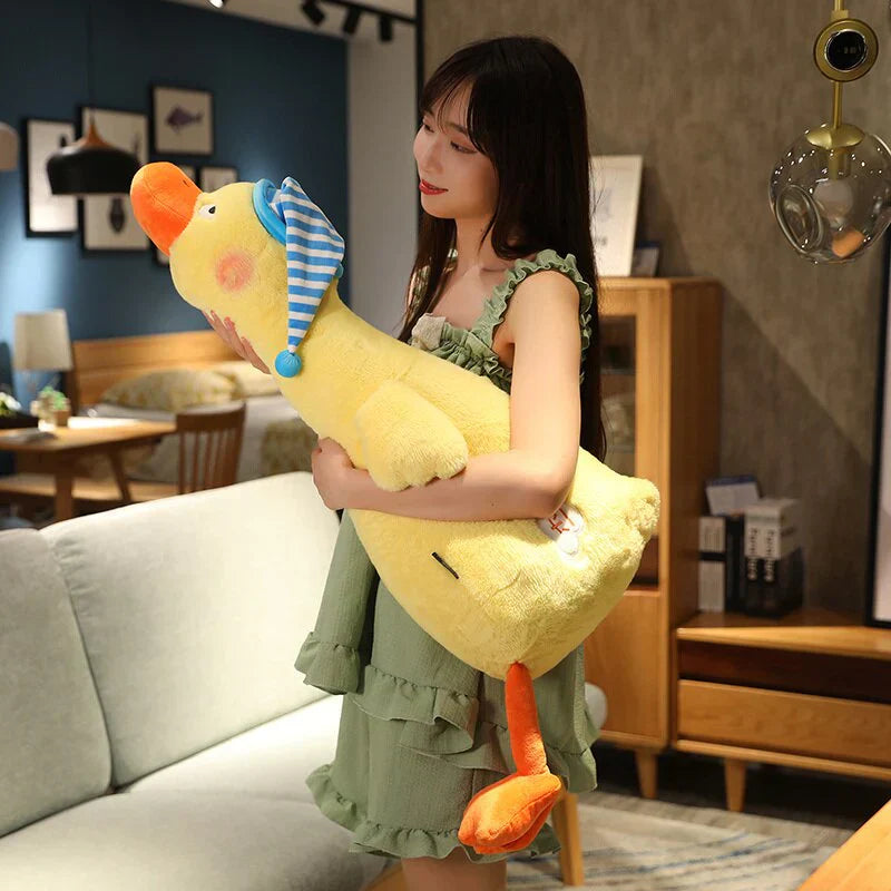 Sleepy Fluffy Duck Plushie | NEW