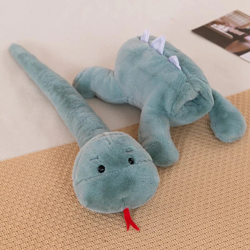 Snake & Dinosaur Combo Plushie | NEW