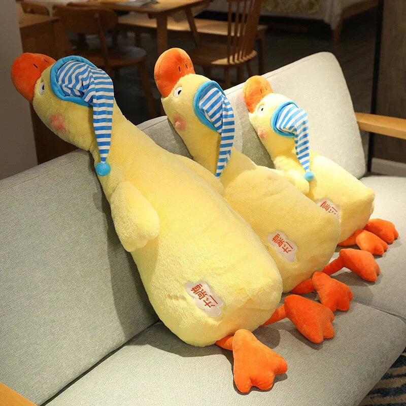 Sleepy Fluffy Duck Plushie | NEW