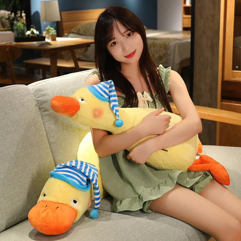 Sleepy Fluffy Duck Plushie | NEW