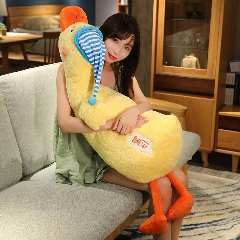 Sleepy Fluffy Duck Plushie | NEW