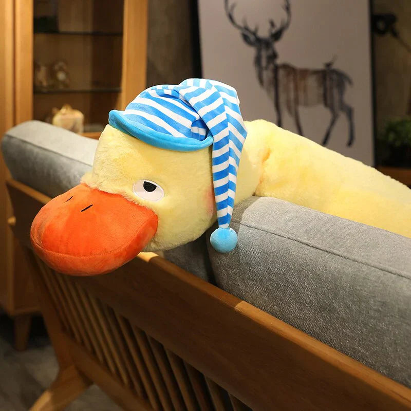 Sleepy Fluffy Duck Plushie | NEW