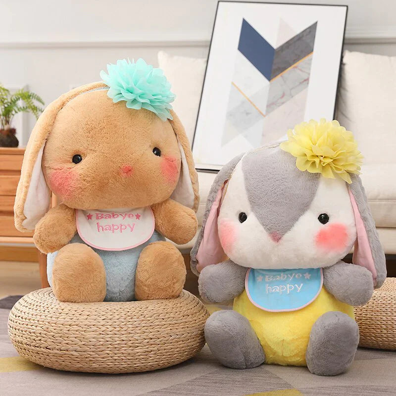 Rainbow Blushing Bunny Plushies | NEW