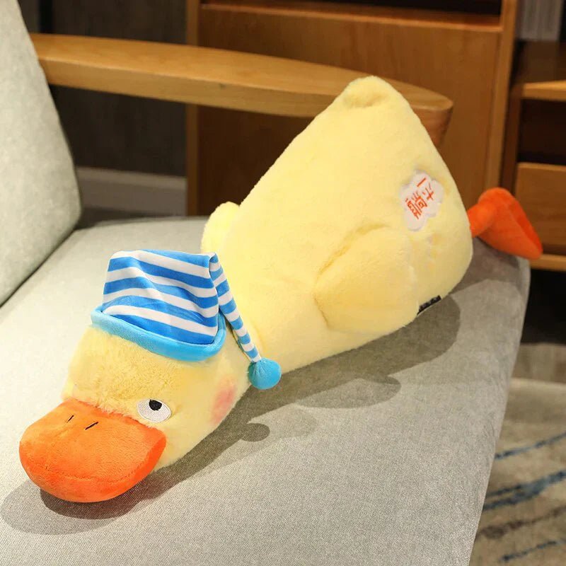 Sleepy Fluffy Duck Plushie | NEW