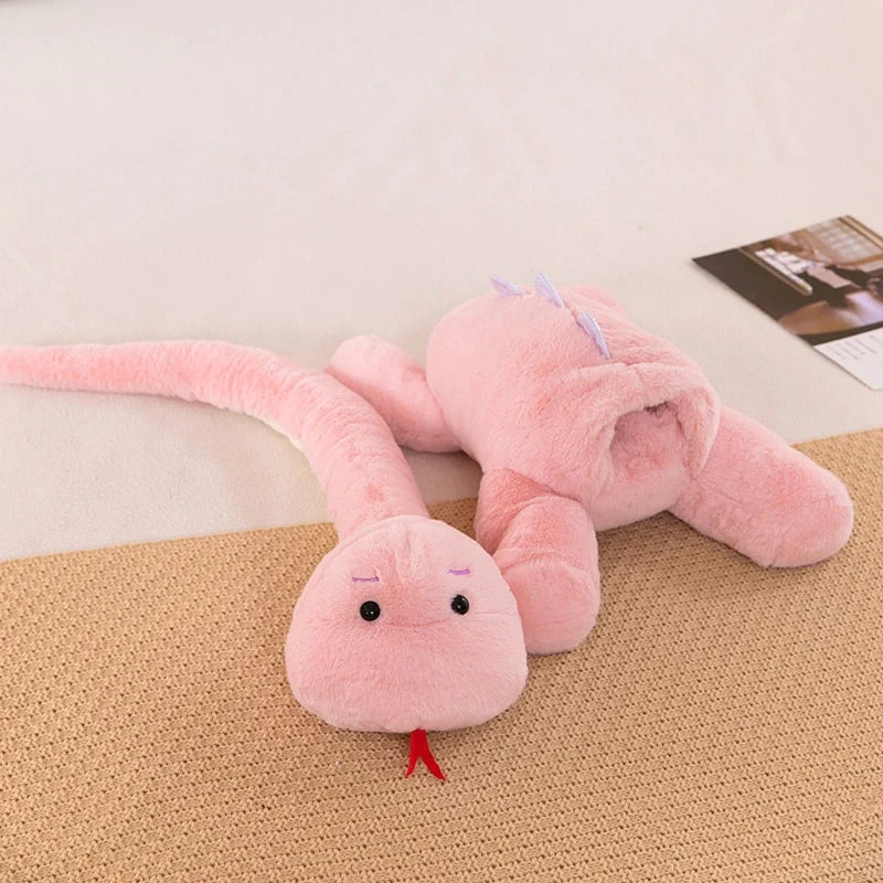 Snake & Dinosaur Combo Plushie | NEW