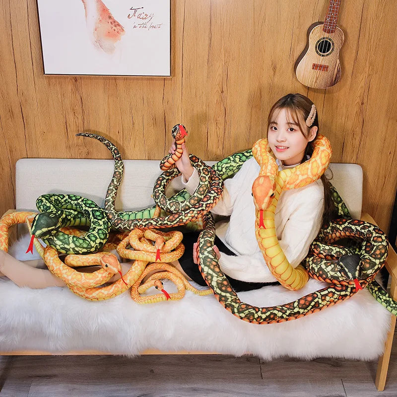 Long Soft Snake Plushie – Your Comfort Coil of Happiness
