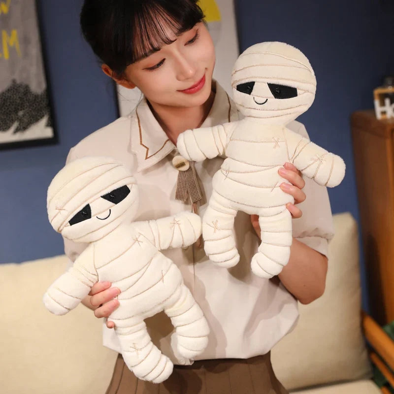 Spooky-Sweet Pumpkin Mummy Plush – A Halloween Hug You’ll Never Forget