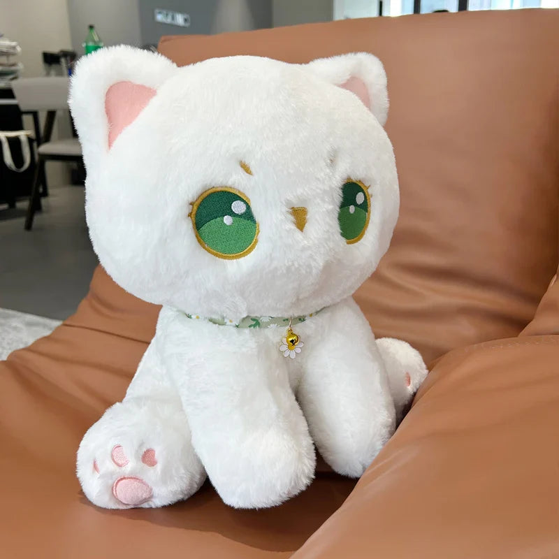 Elegant White Cat Plush – A Touch of Whimsy in Every Hug