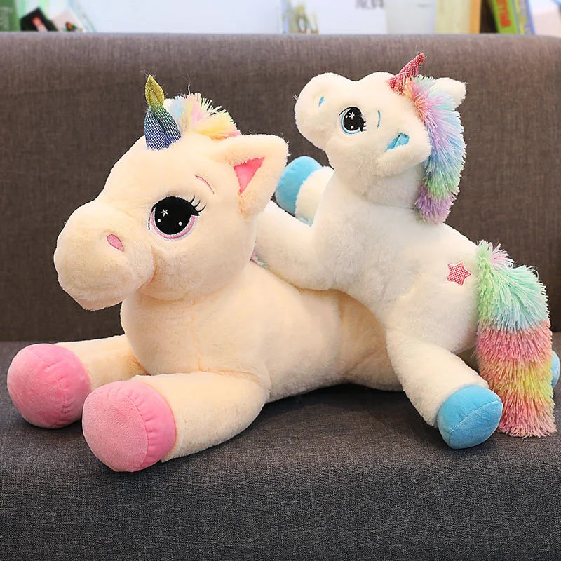 Cute Cartoon Unicorn Plush Toys Horse Pillow