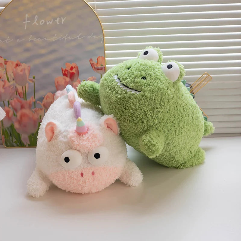 Cute Bee Crocodile Unicorn Pig Plush Toys – Soft Birthday Pillow