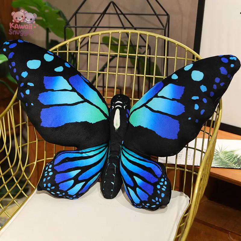 Lifelike Butterfly Plush Pillow – A Whimsical Touch of Nature!