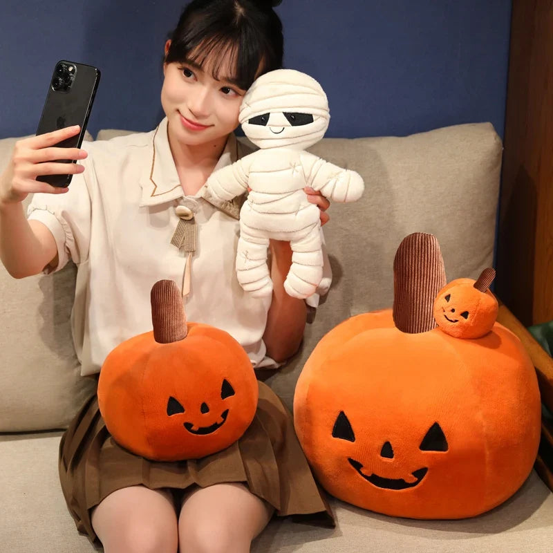 Spooky-Sweet Pumpkin Mummy Plush – A Halloween Hug You’ll Never Forget