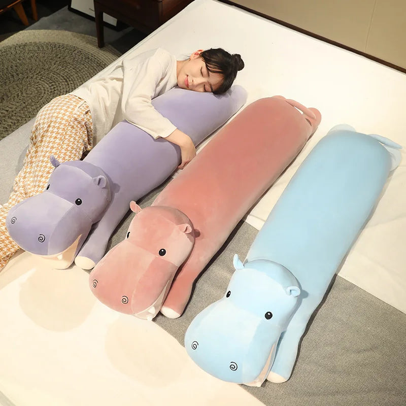 Giant Soft Hippo Plush Toy – A Huggable Gentle Giant for Every Age