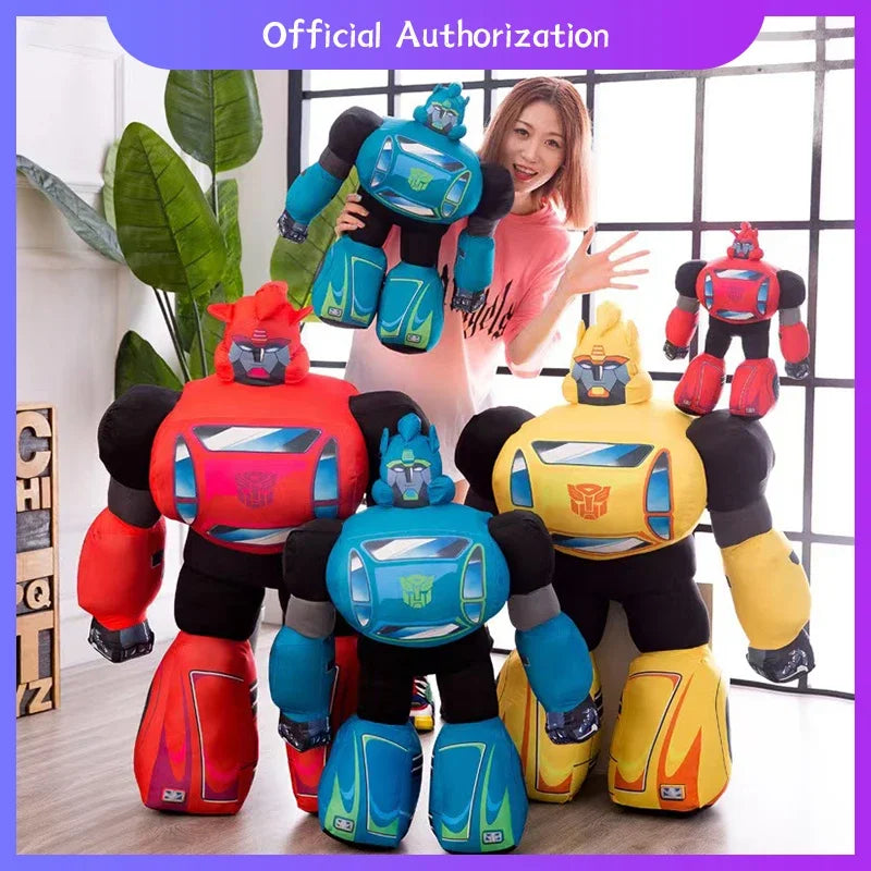 Transformers Autobots Optimus Prime Megatron Bumblebee Plush Toy Cartoon Stuffed