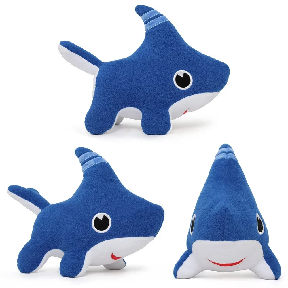 Shark Dog Stuffed Animals Shark Dog Plush Toy Blue Sawtooth Ocean Plushies