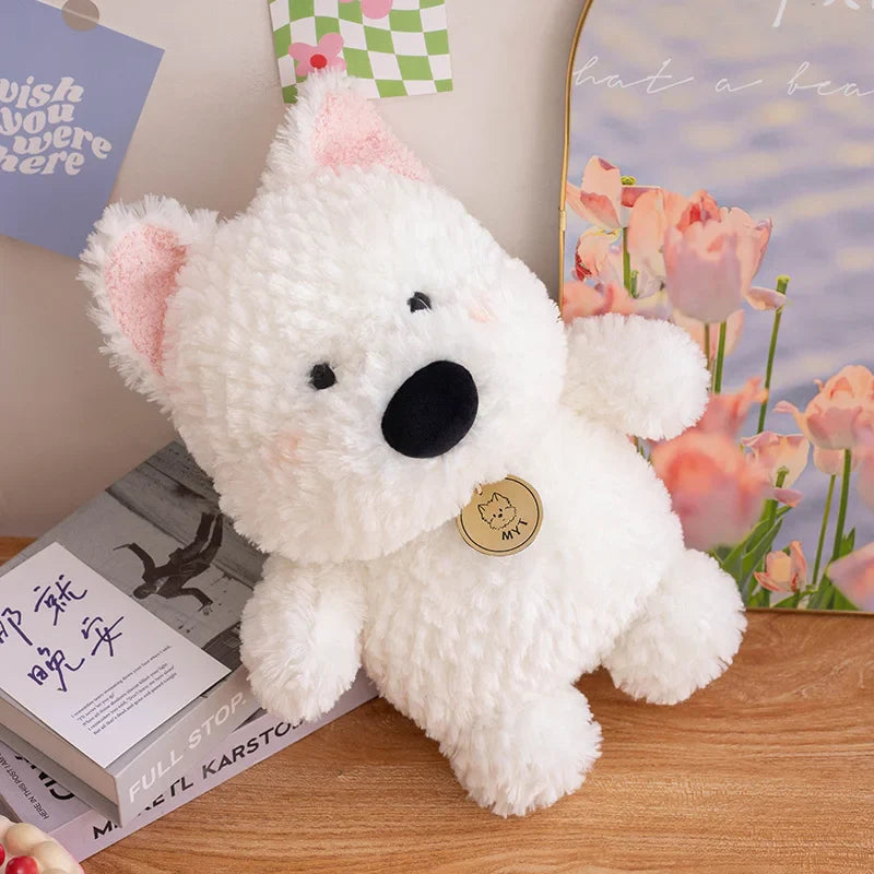 Cartoon West Highland Dog Plush Toy Your Child’s Loyal Cuddle Companion