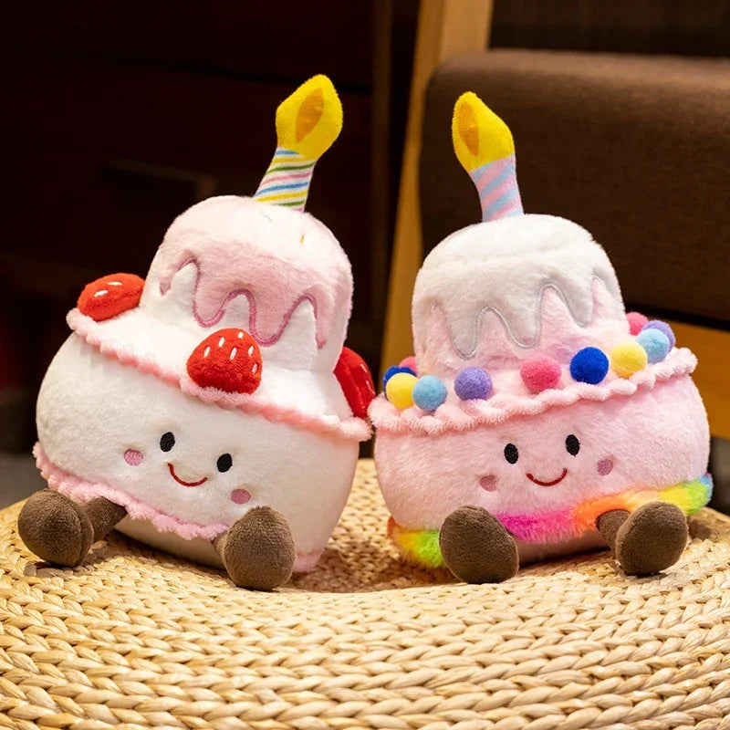 Creative Strawberry Cake Plush Toy Stuffed Food Dessert Pillow Kawaii Sweet