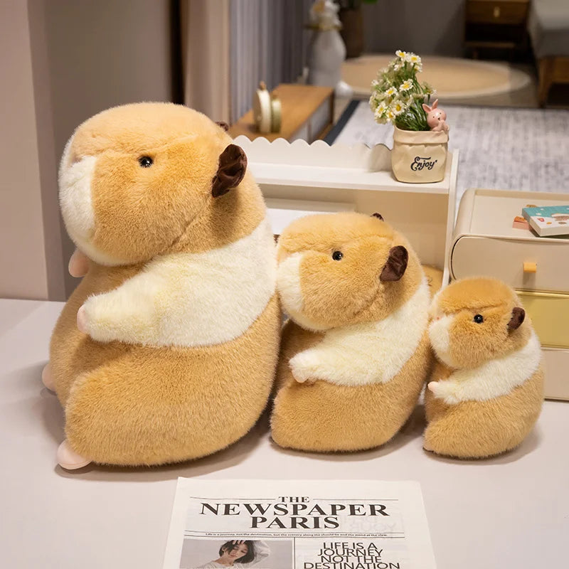 Guinea Pig Plush Simulation Guinea Pig Animal Plush Stuffed Doll Toy Theme Party Birthday Christmas Decoration Kids Birthday Gif