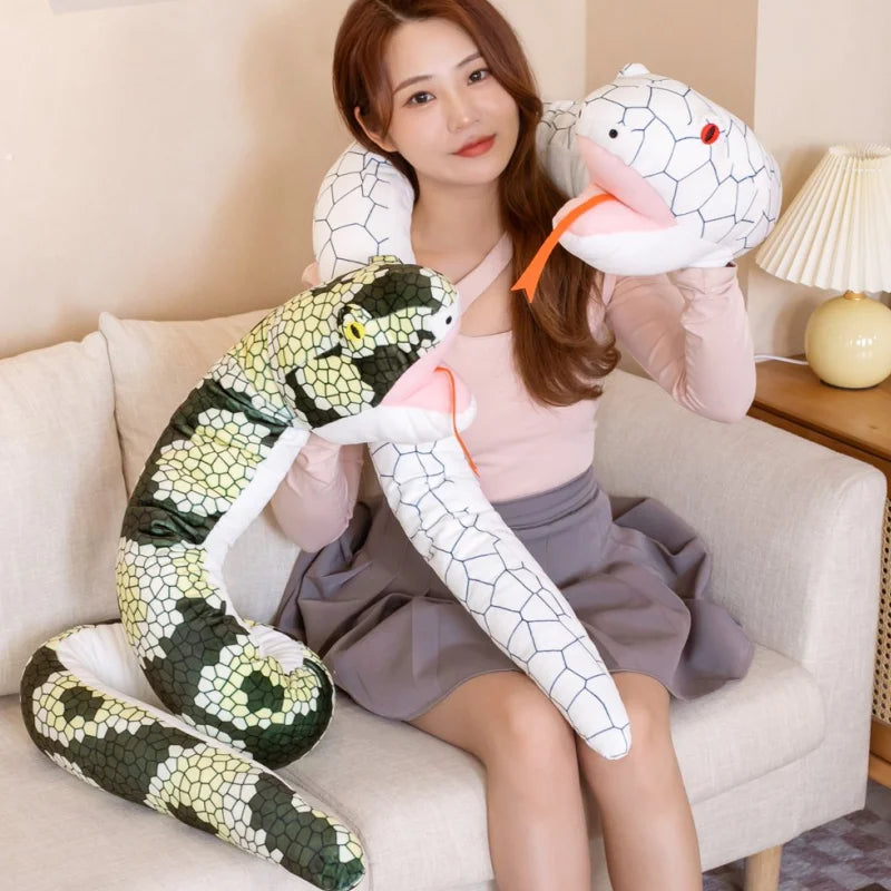Huggable Snake Plush – The Cozy Curl of Joy