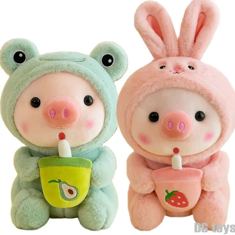 Cosplay Animal Boba Plushie Unicorn Frog Bunny Pig Toy Hug