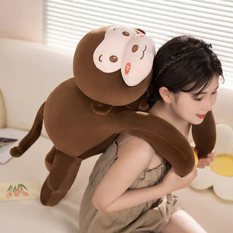 Lying Monkey Plush Toy Kawaii Long Arm Banana Monkey Plush