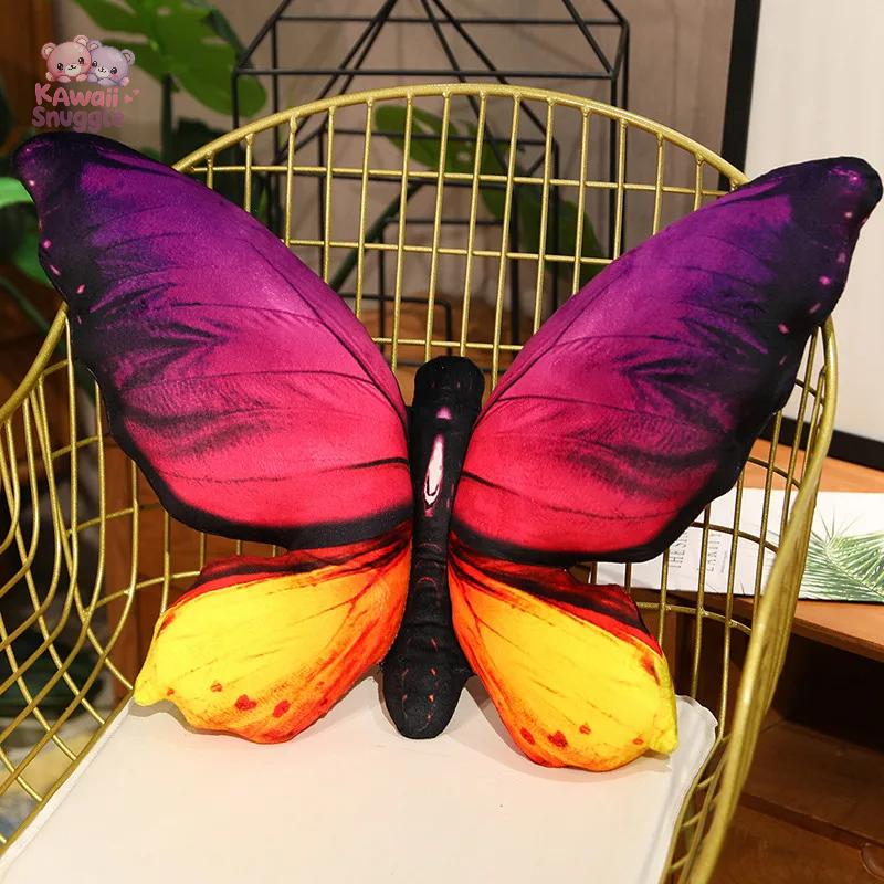 Lifelike Butterfly Plush Pillow – A Whimsical Touch of Nature!