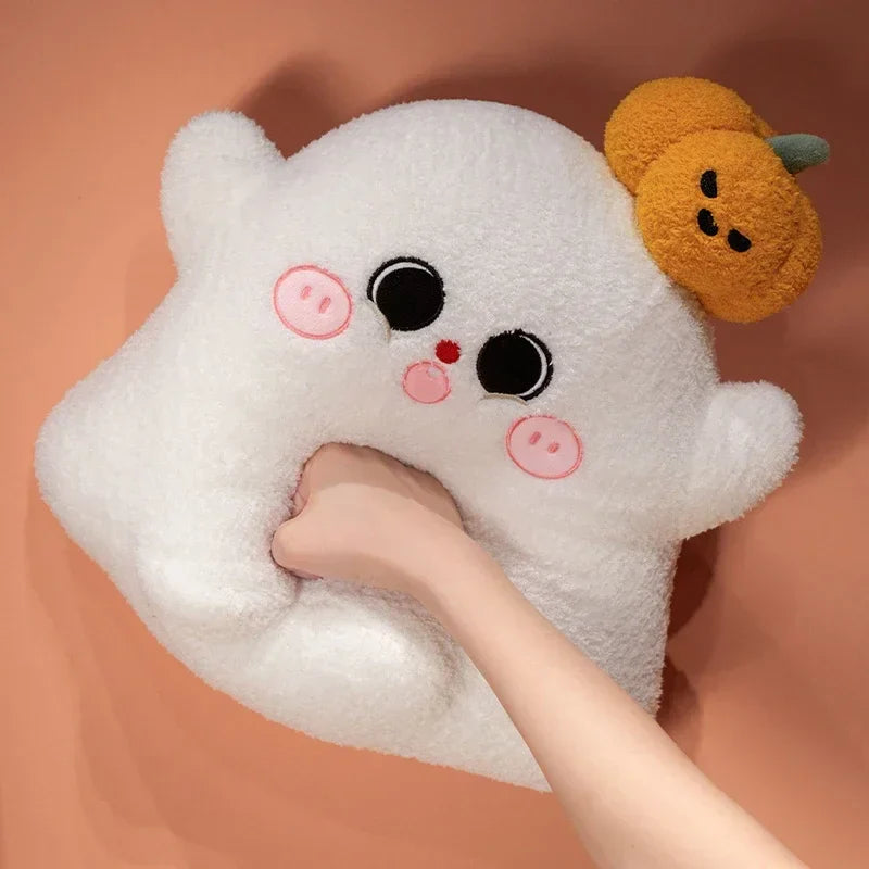 Spoofing Ghost Pumpkin Plush Toys Halloween Decoration Stuffed Animal Doll Creative Evil Throw Pillow Party Holiday Gift Present