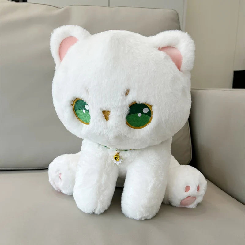 Elegant White Cat Plush – A Touch of Whimsy in Every Hug