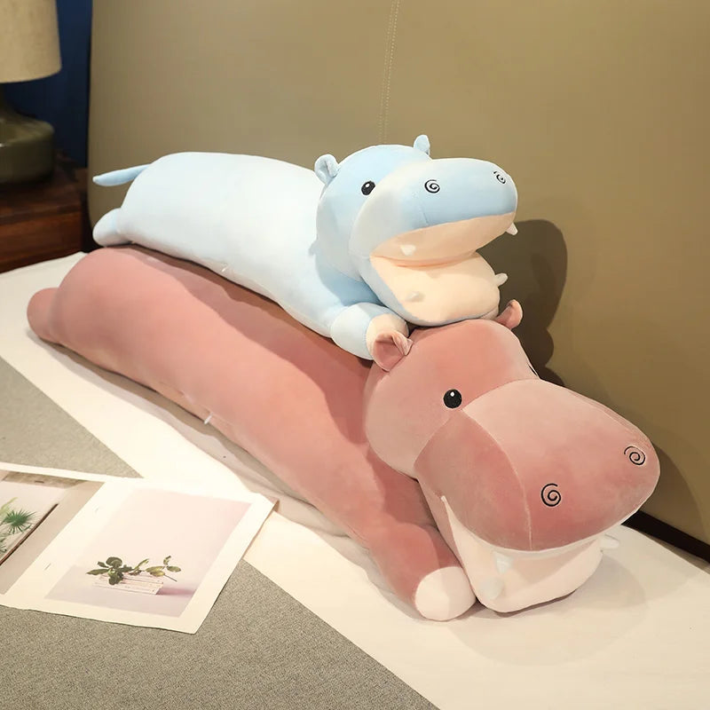 Giant Soft Hippo Plush Toy – A Huggable Gentle Giant for Every Age