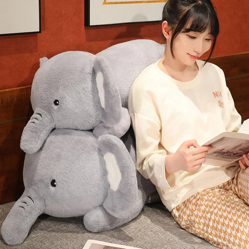 Giant Round Elephant Plush Doll – A Jumbo Hug of Happiness