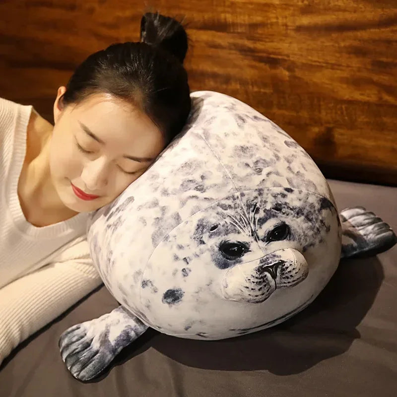 Seal Plush Toy A Hugable Chunky Sea Friend Just for You