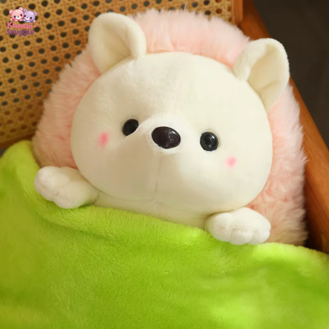 Kawaii Hedgehog Plush Round Cute – The Perfect Cuddly Companion!