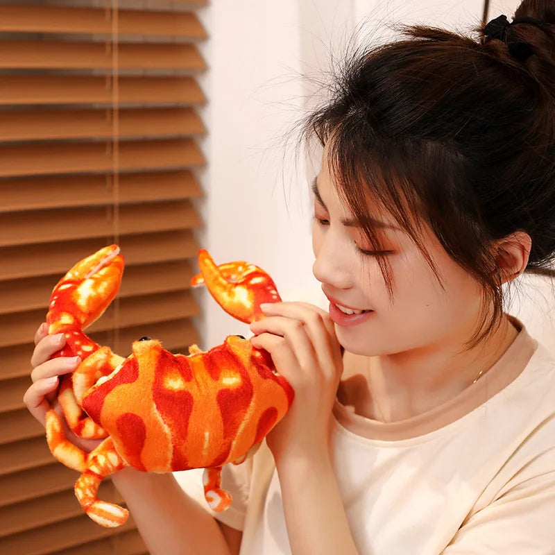 Simulated Crab Plush Toy – A Big-Hearted Sea Creature with a Soft Side
