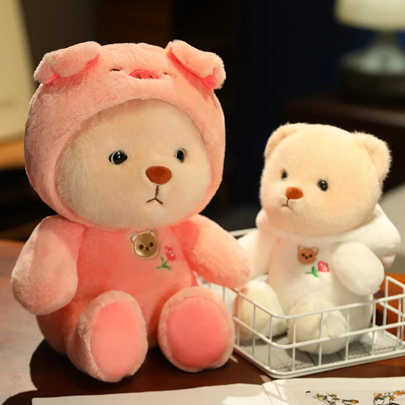 Kawaii Giant Bear Cosplay Panda Doll Creative Plush Toy Cartoon Zoo Animal Plushie