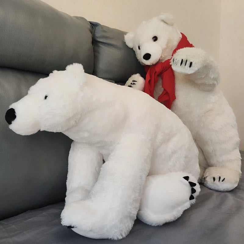 Pop Christmas Realistic Polar Bear Plush Toy