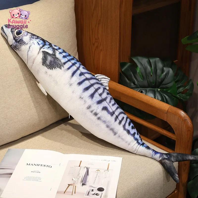 Giant Simulation Trout Fish Plush Toy A Whimsical Ocean Adventure