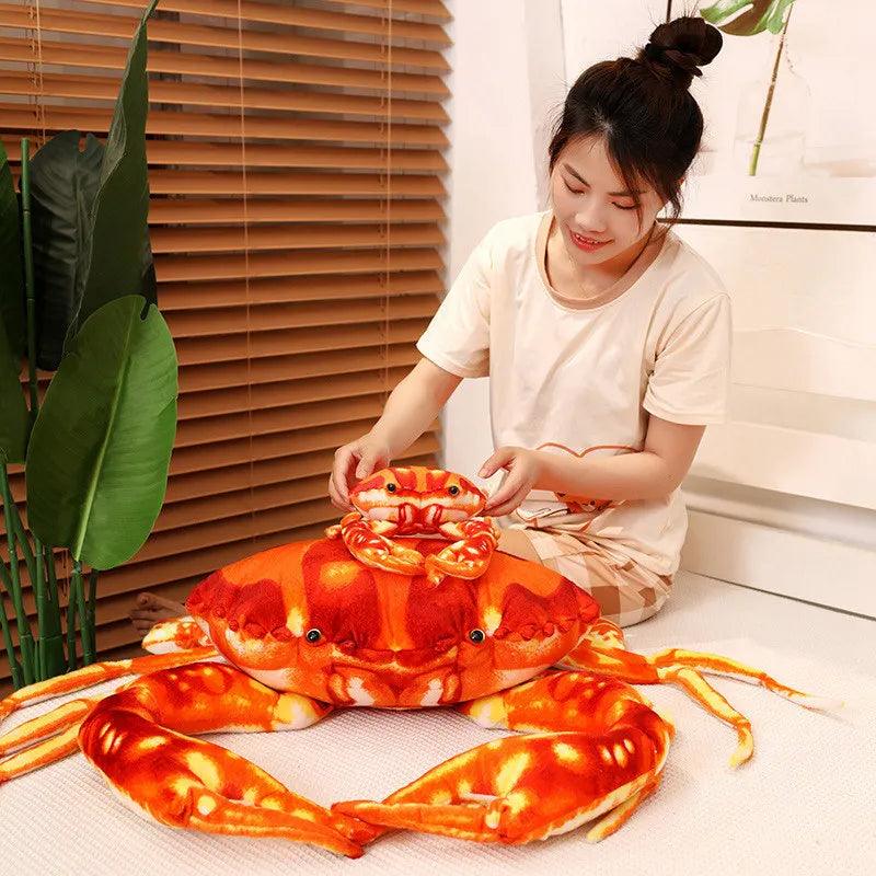 Simulated Crab Plush Toy – A Big-Hearted Sea Creature with a Soft Side