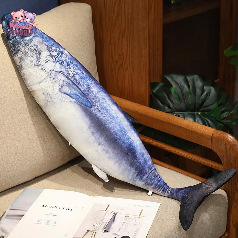 Giant Simulation Trout Fish Plush Toy A Whimsical Ocean Adventure