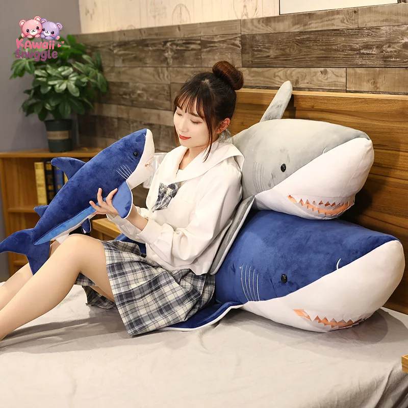 Giant Megalodon Shark Kpop Plush – The Ultimate Soft & Cuddly Ocean Buddy
