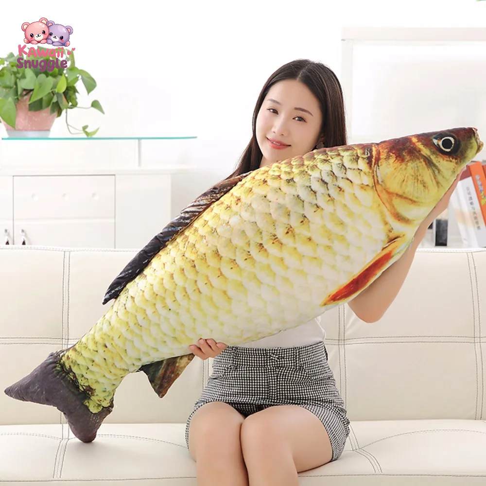 Trout Simulation Carp Plush Toy – A Realistic and Fun Plush Pillow