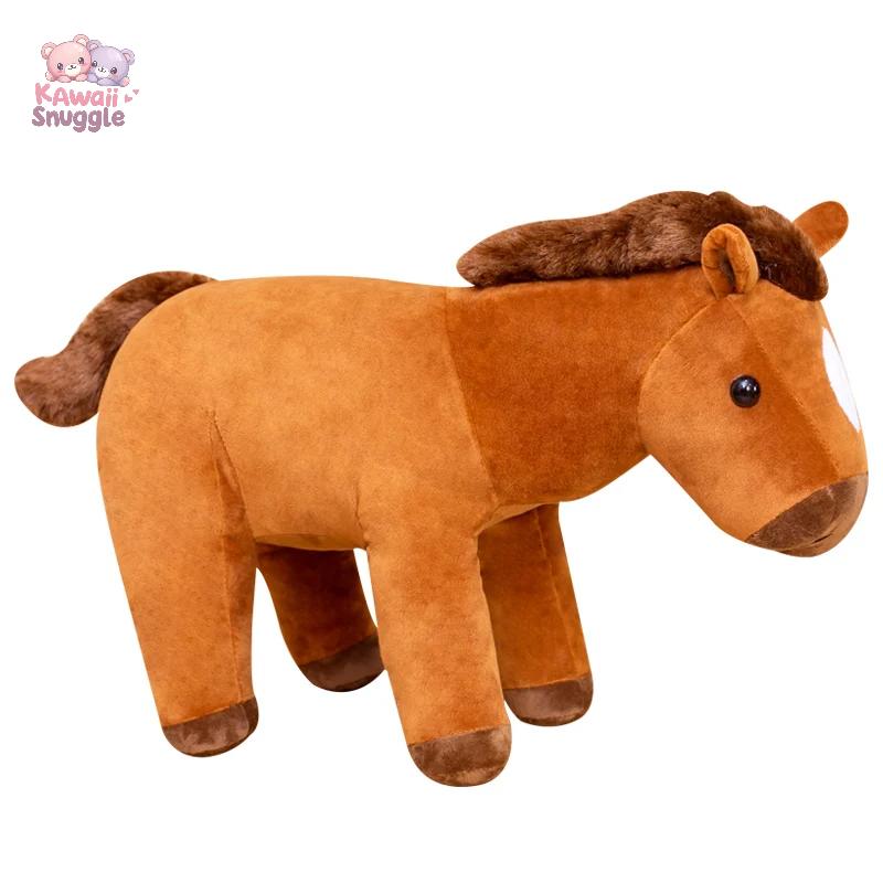 Simulation Sitting Horse Plush Toys