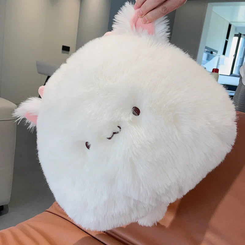 Cartoon Fat Round Cat Plush Toy – Chubby Kitty Pillow for Kawaii Decor and Gifts
