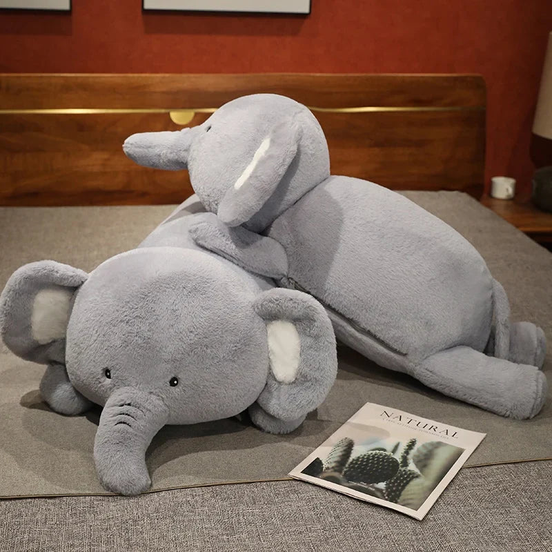 Giant Round Elephant Plush Doll – A Jumbo Hug of Happiness