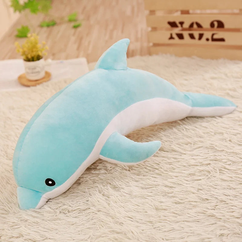 Pink Dolphin Plush Toy – A Gentle Splash of Ocean Magic