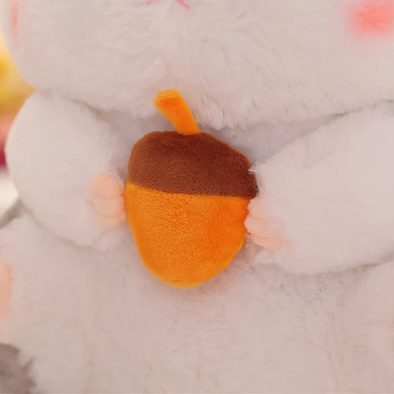 Cute Cartoon Holding Snacks Hamster Plush Toy